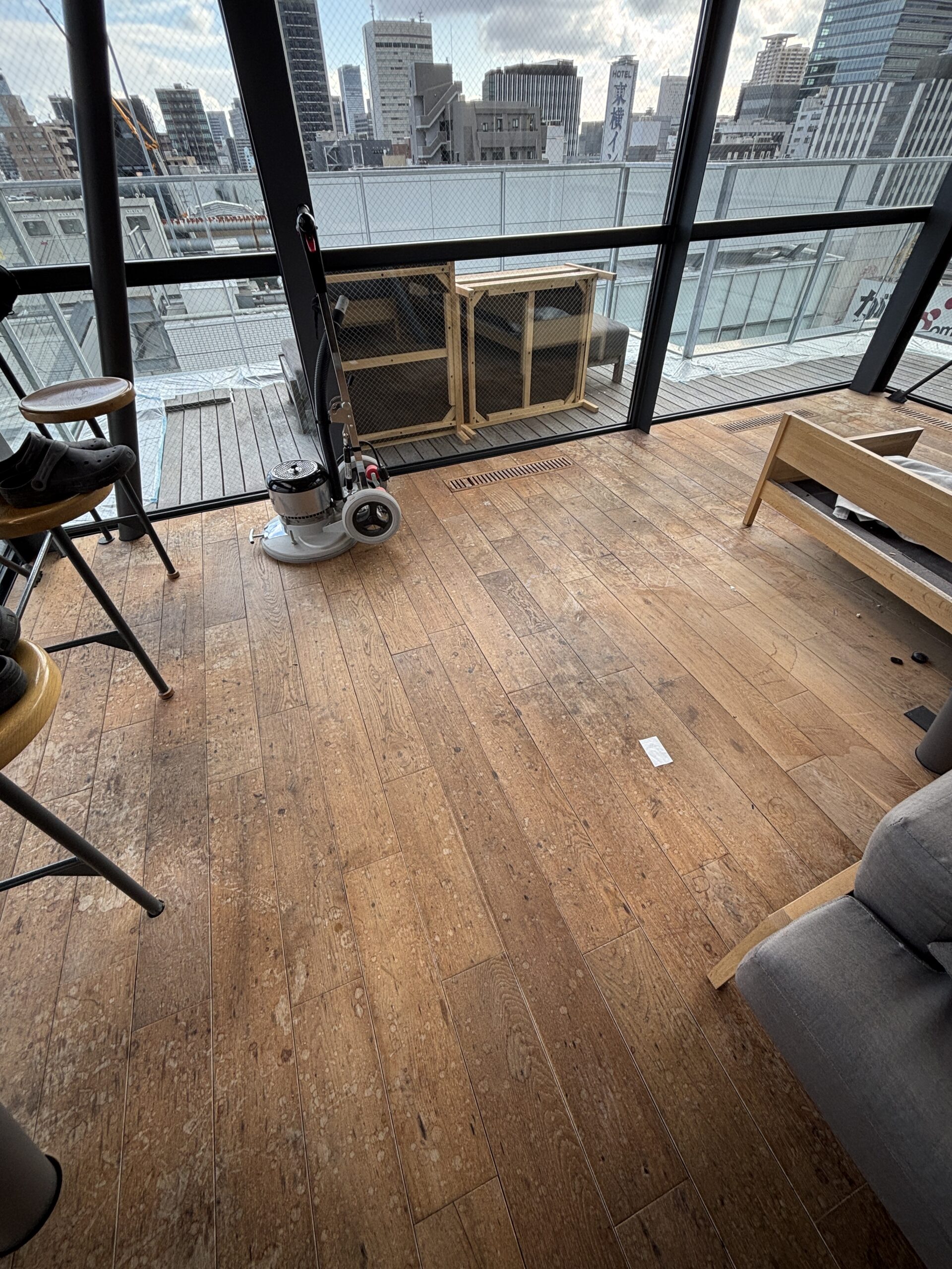 ホテル休憩スペース施工前