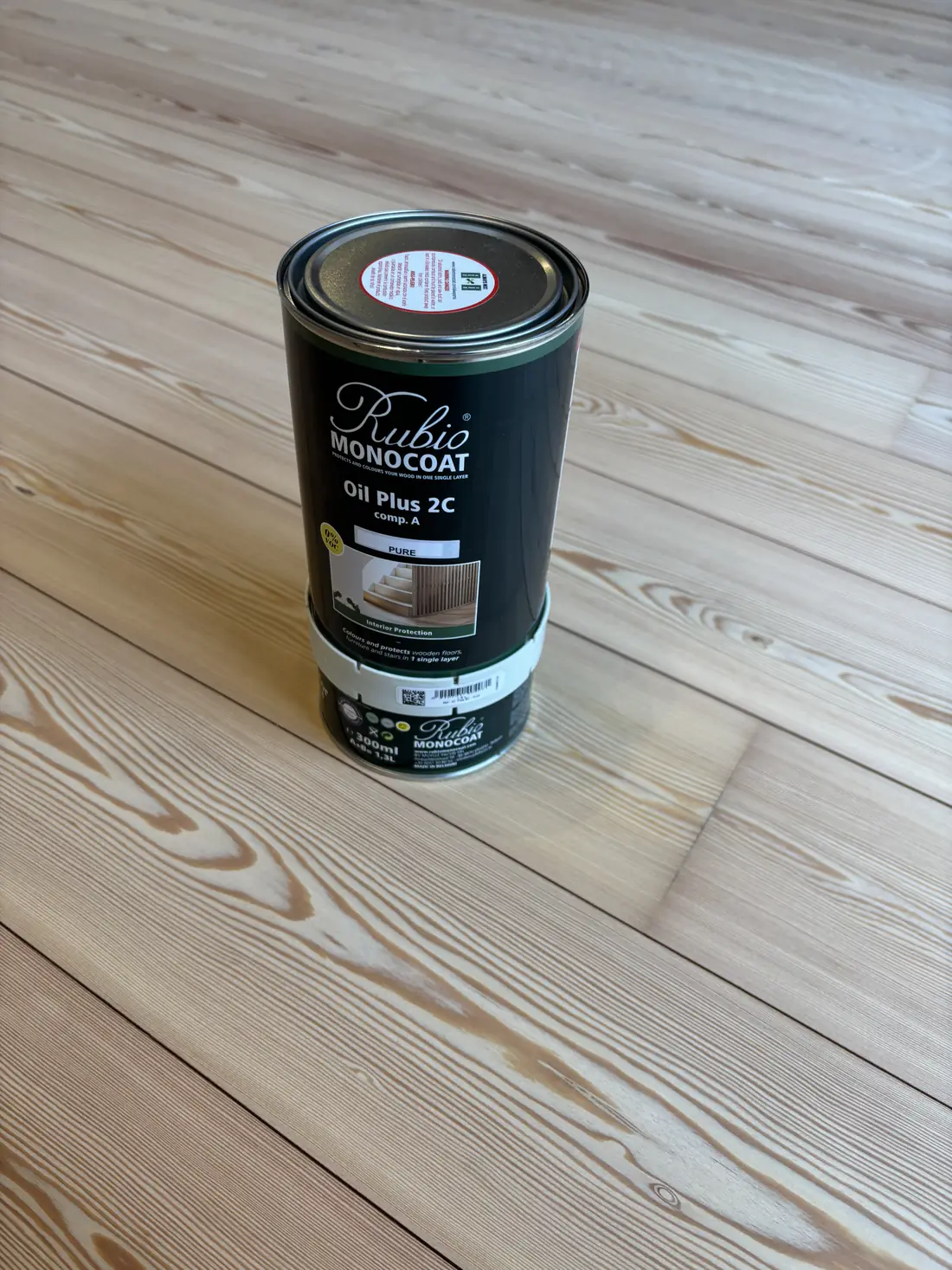 ルビオモノコート Oil Plus 2C ピュア(自然塗料)の缶